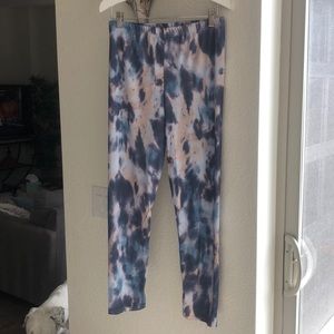 Tie Dye Ribbed Leggings
